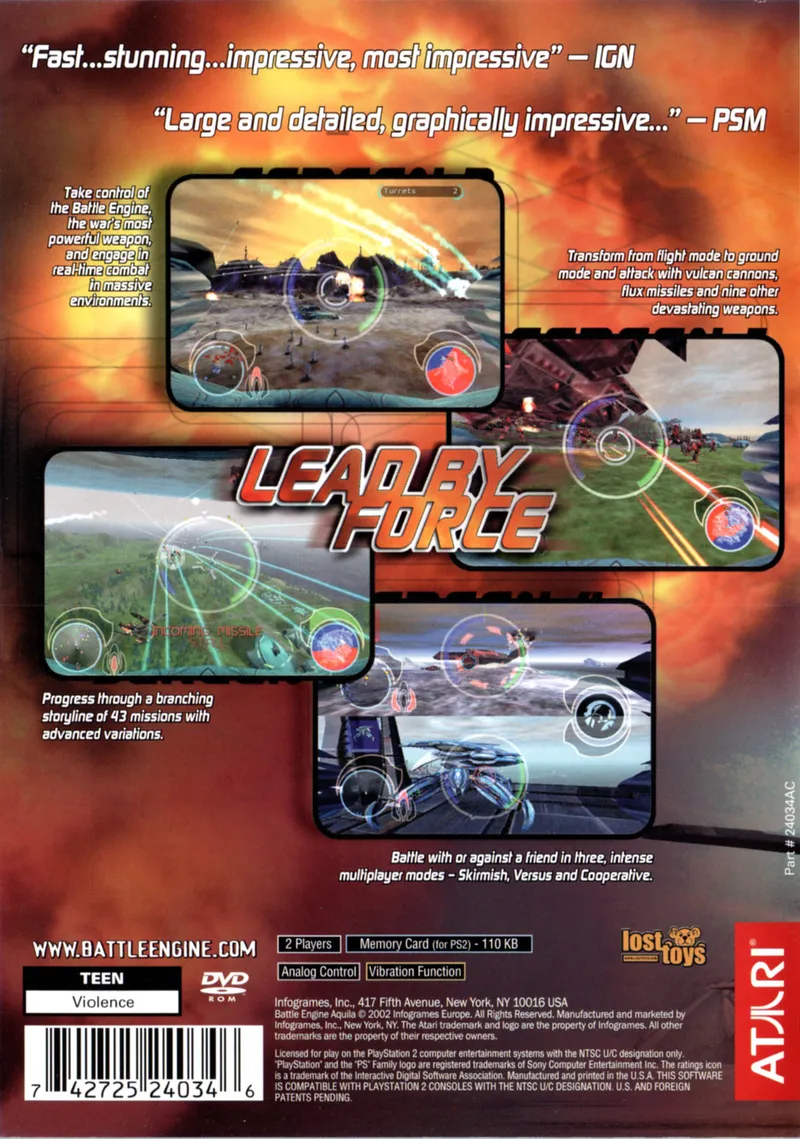 Battle Engine Aquila box back