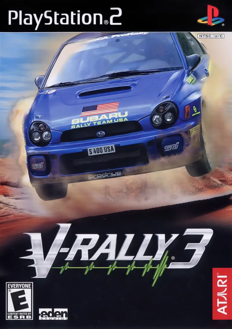 V-Rally 3 cover art for Sony Playstation 2