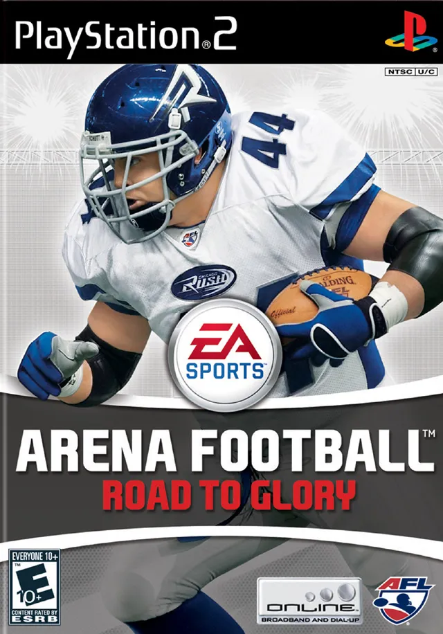 Arena Football: Road to Glory cover art for Sony Playstation 2