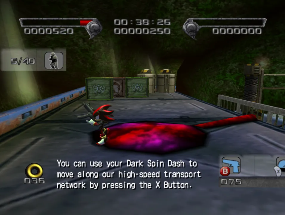 Backdrop artwork for Shadow the Hedgehog