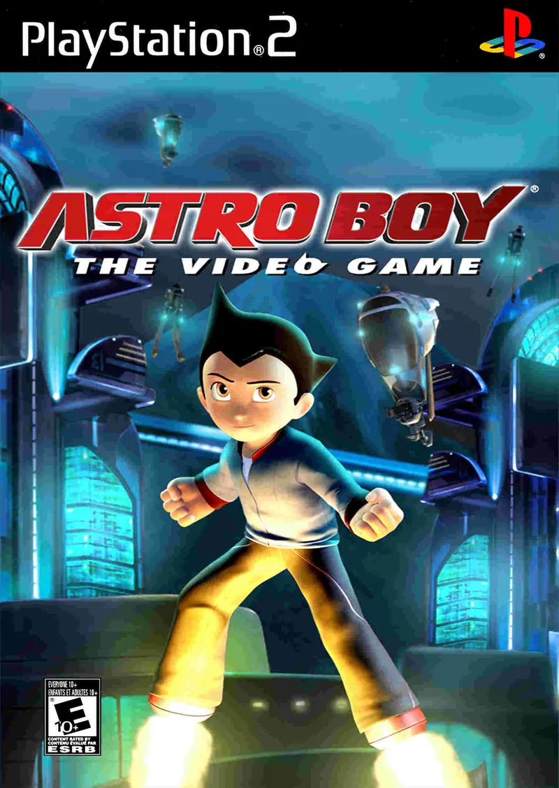 Astro Boy: The Video Game cover art for Sony Playstation 2