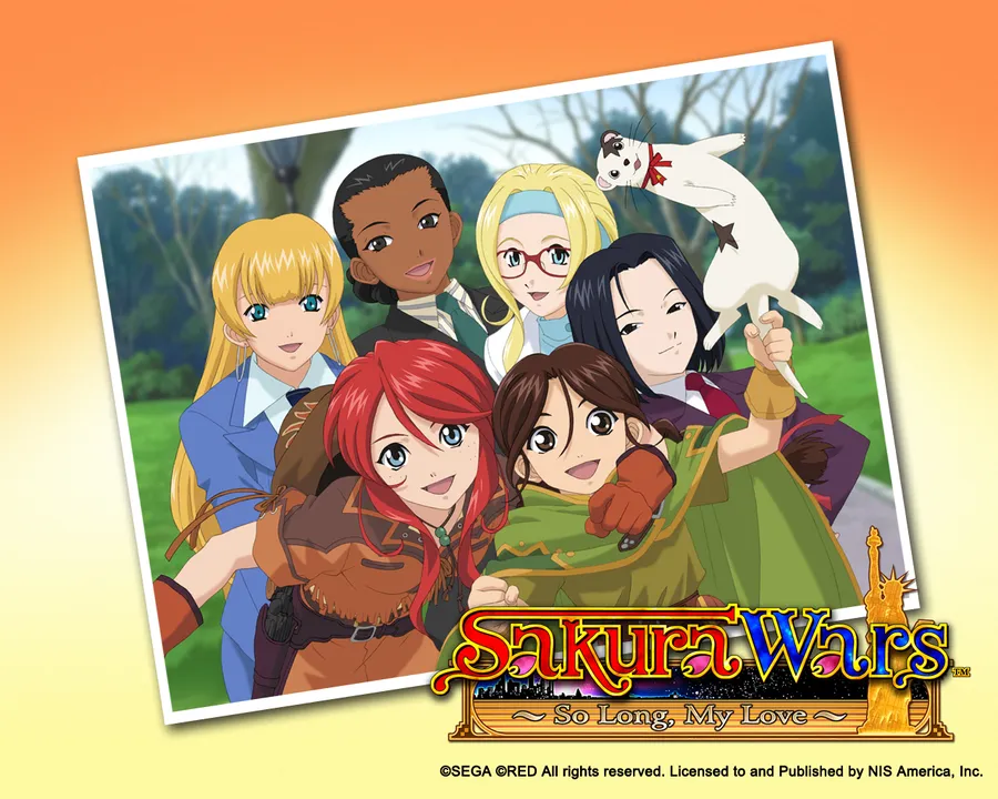 Backdrop artwork for Sakura Wars: So Long, My Love