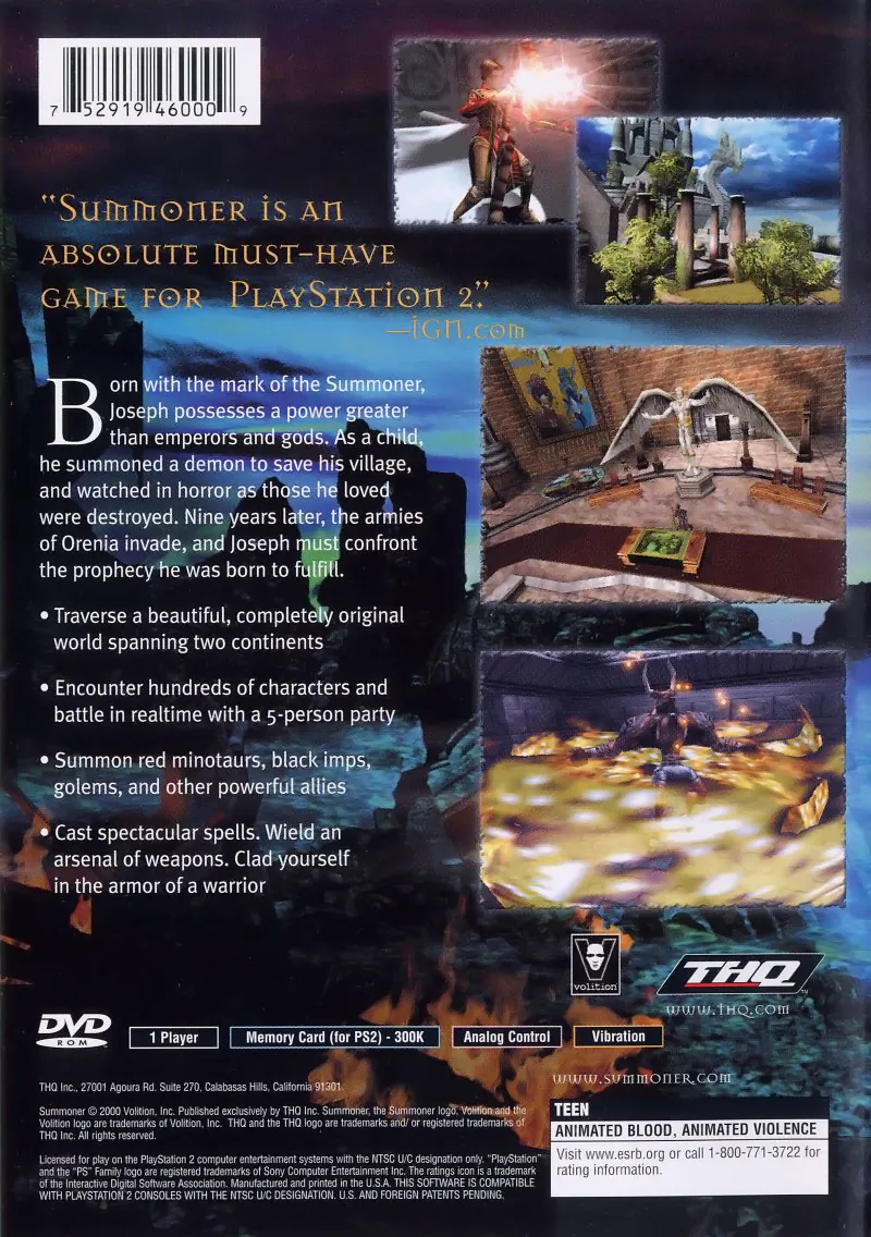 Summoner box back