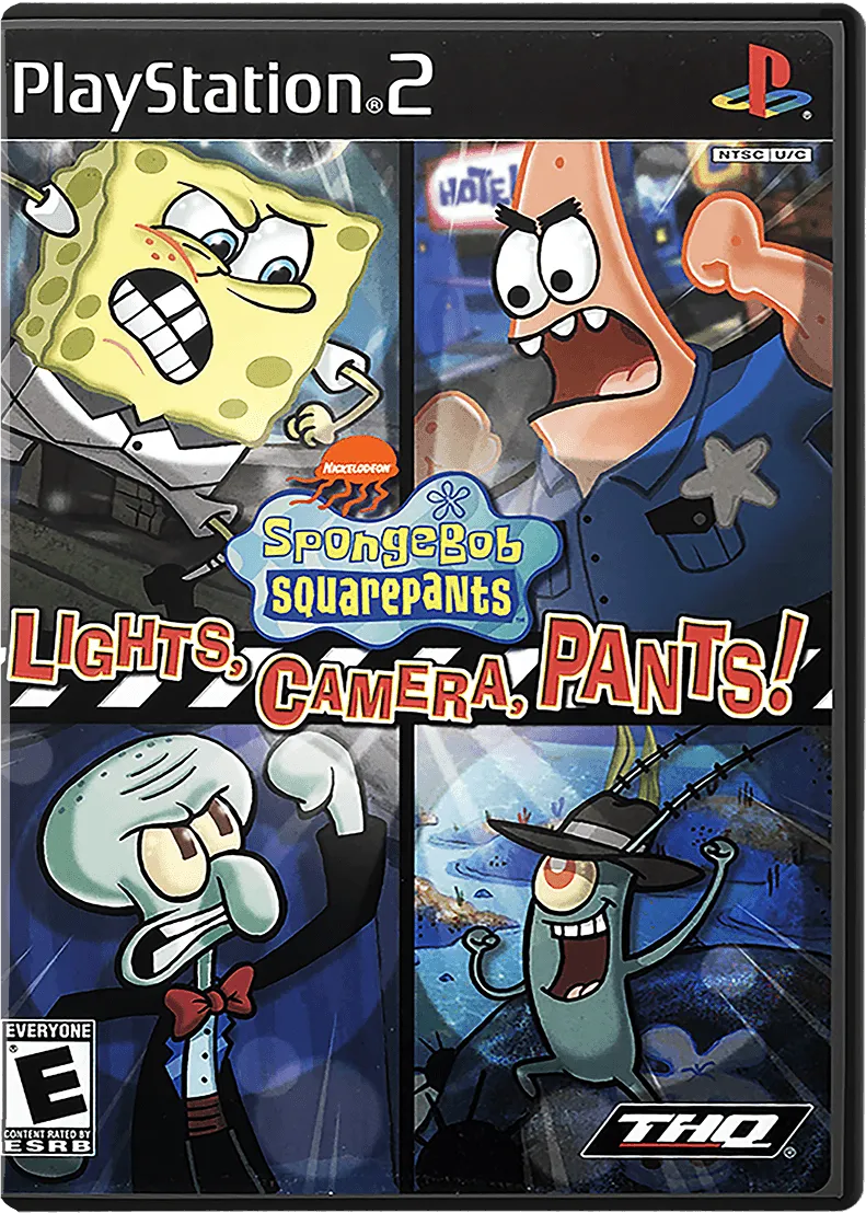 Backdrop artwork for SpongeBob SquarePants: Lights, Camera, Pants!
