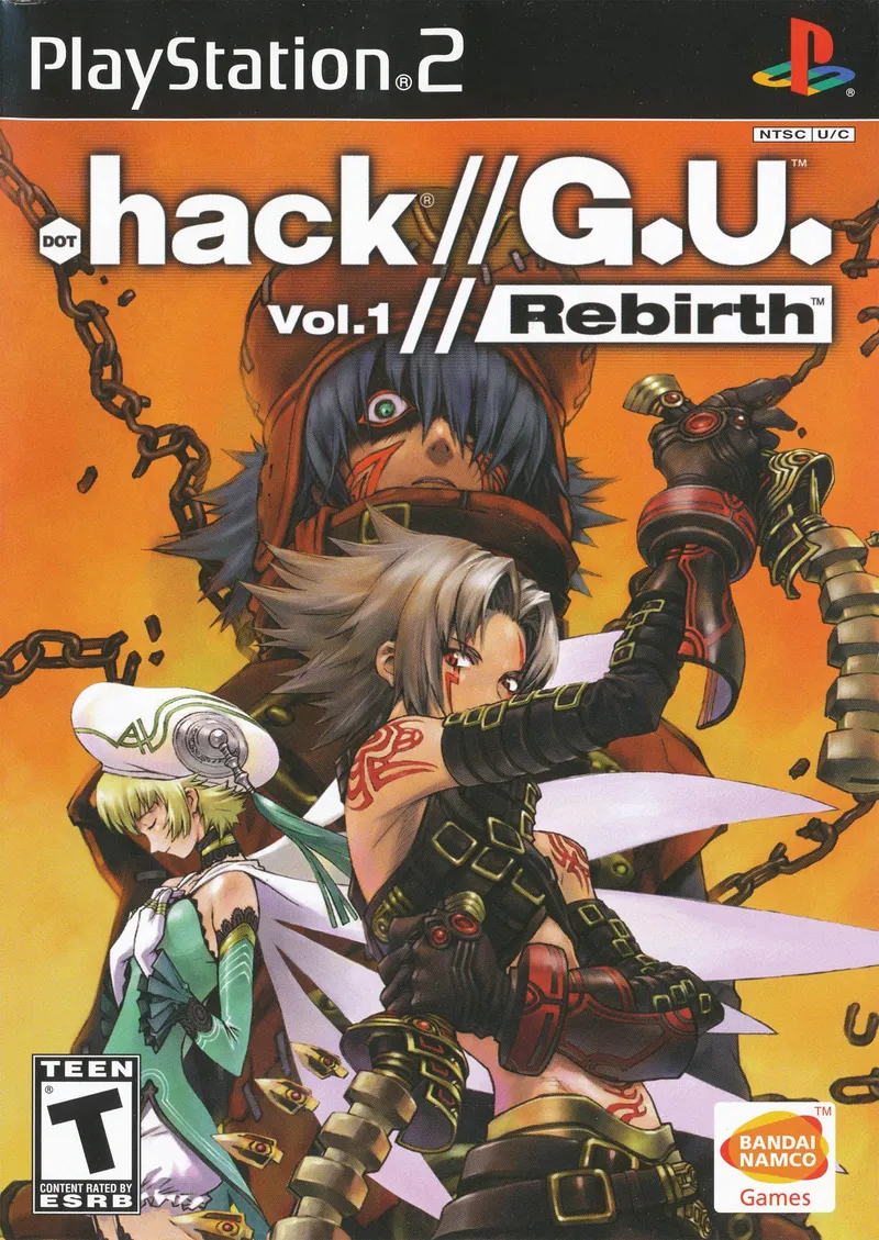 .hack//G.U. Vol. 1: Rebirth cover art for Sony Playstation 2