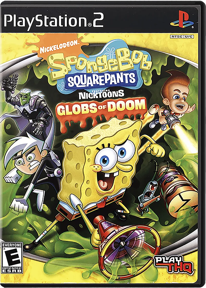 Backdrop artwork for SpongeBob SquarePants featuring Nicktoons: Globs of Doom