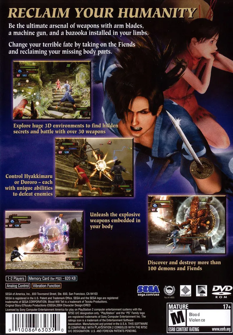 Blood Will Tell: Tezuka Osamu's Dororo box back