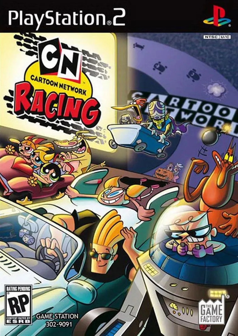 Cartoon Network Racing cover art for Sony Playstation 2