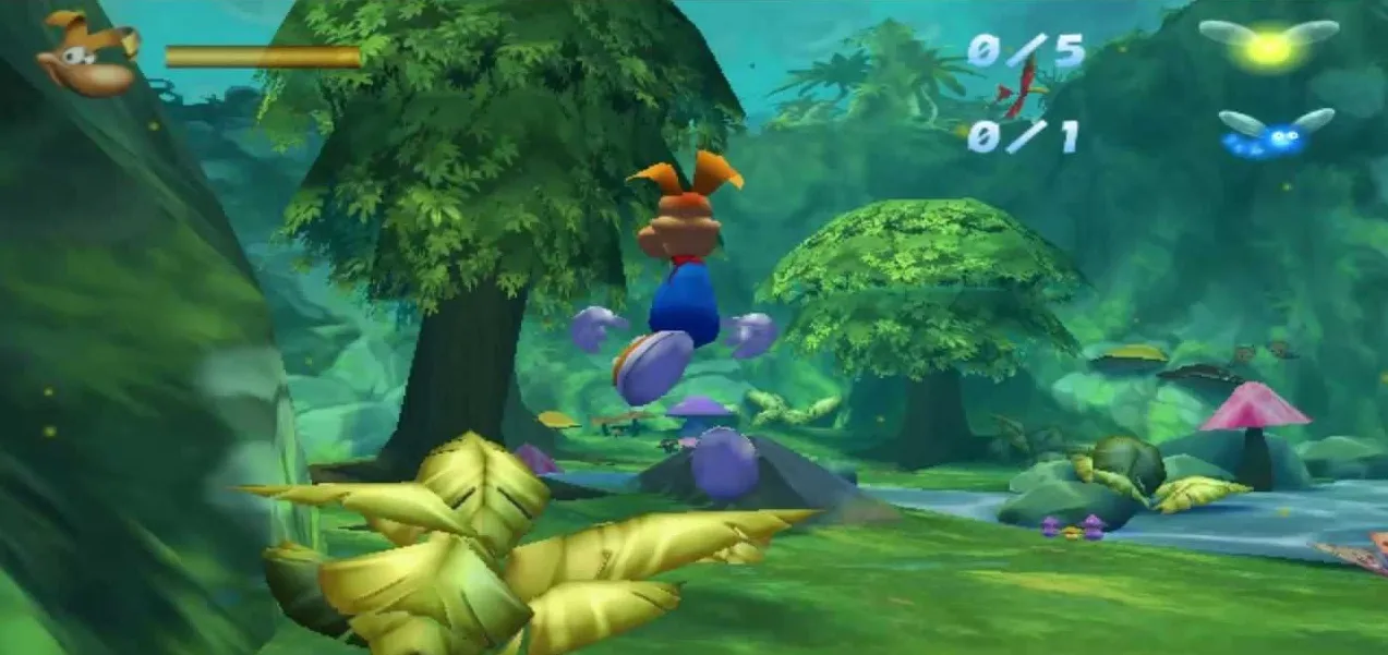 Backdrop artwork for Rayman 2: Revolution