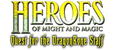 Heroes of Might and Magic: Quest for the Dragon Bone Staff logo