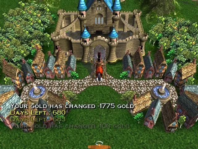 Backdrop artwork for Heroes of Might and Magic: Quest for the Dragon Bone Staff
