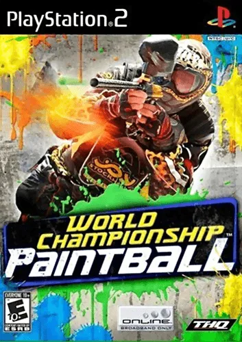 Backdrop artwork for World Championship Paintball