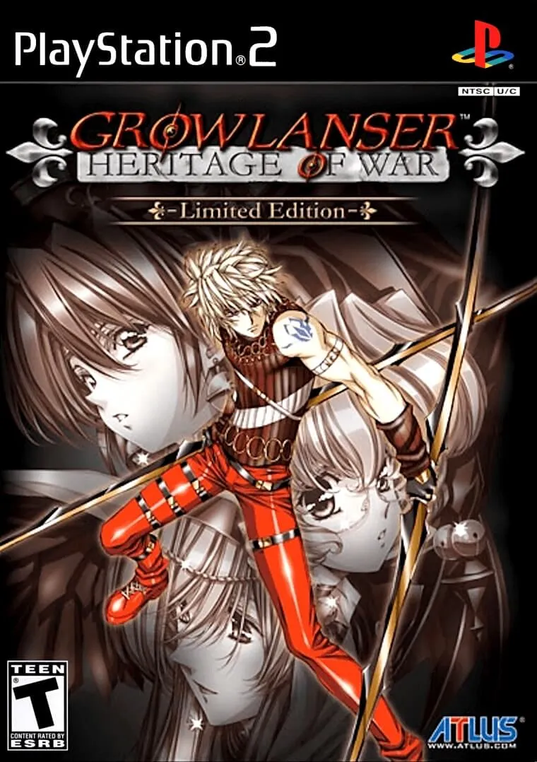 Growlanser: Heritage of War cover art for Sony Playstation 2