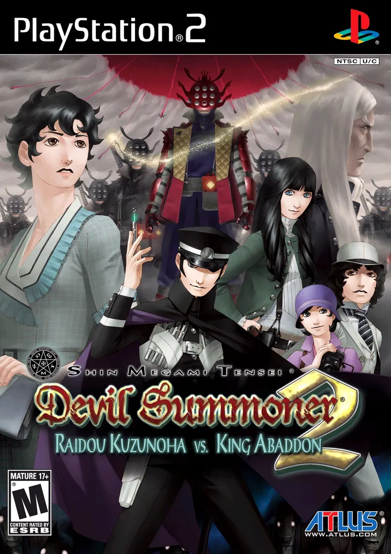 Shin Megami Tensei: Devil Summoner 2: Raidou Kuzunoha vs. King Abaddon cover art for Sony Playstation 2
