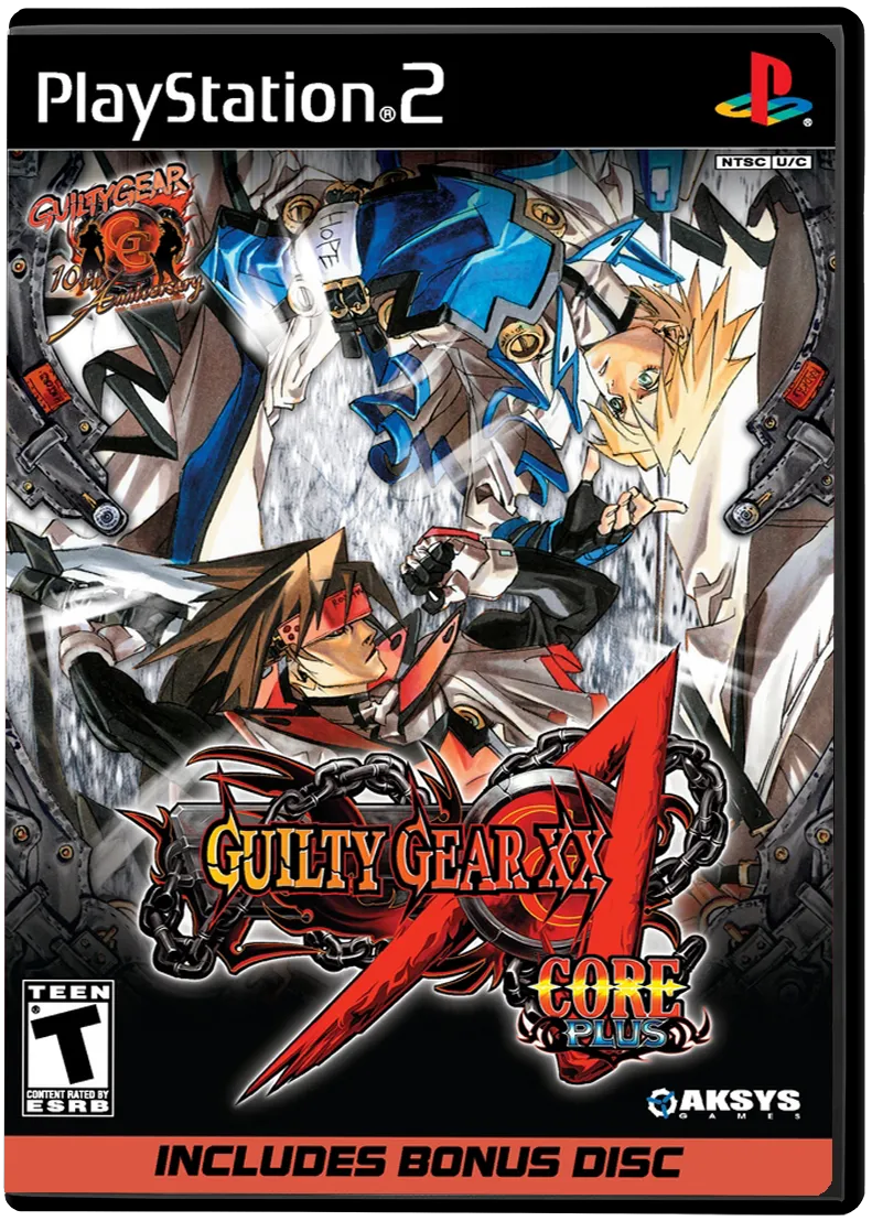 Guilty Gear XX Accent Core Plus box art