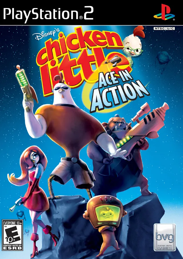 Chicken Little: Ace in Action cover art for Sony Playstation 2
