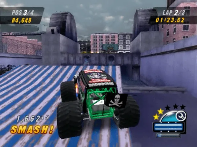 Backdrop artwork for Monster Jam: Urban Assault
