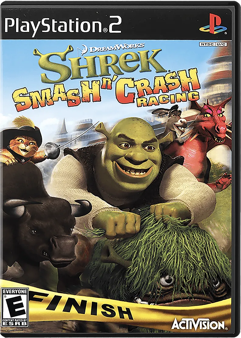 Shrek Smash n' Crash Racing box art