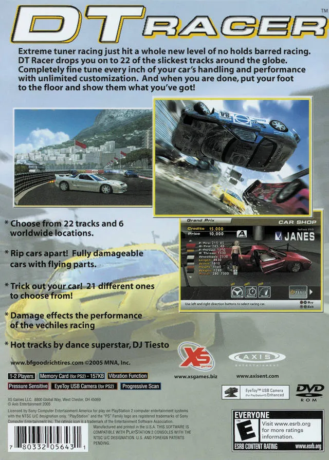 DT Racer box back