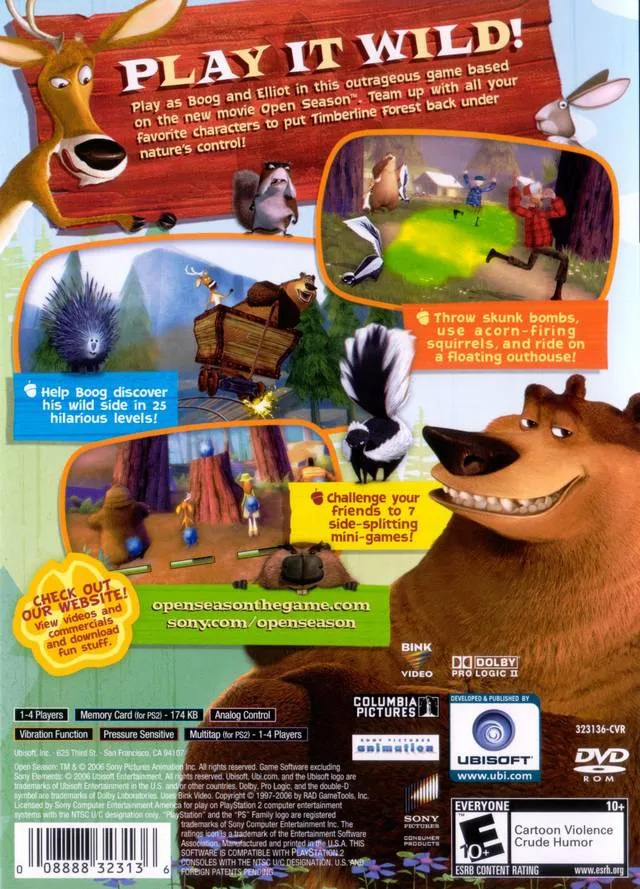 Open Season box back