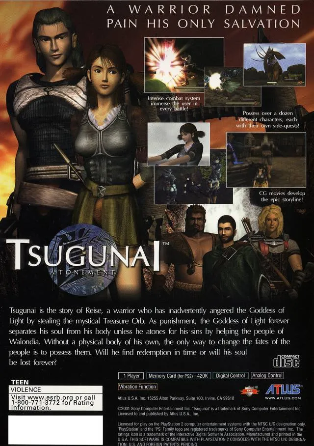 Tsugunai: Atonement box back