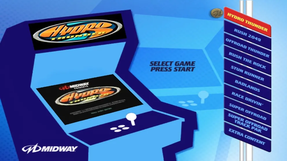 Backdrop artwork for Midway Arcade Treasures 3