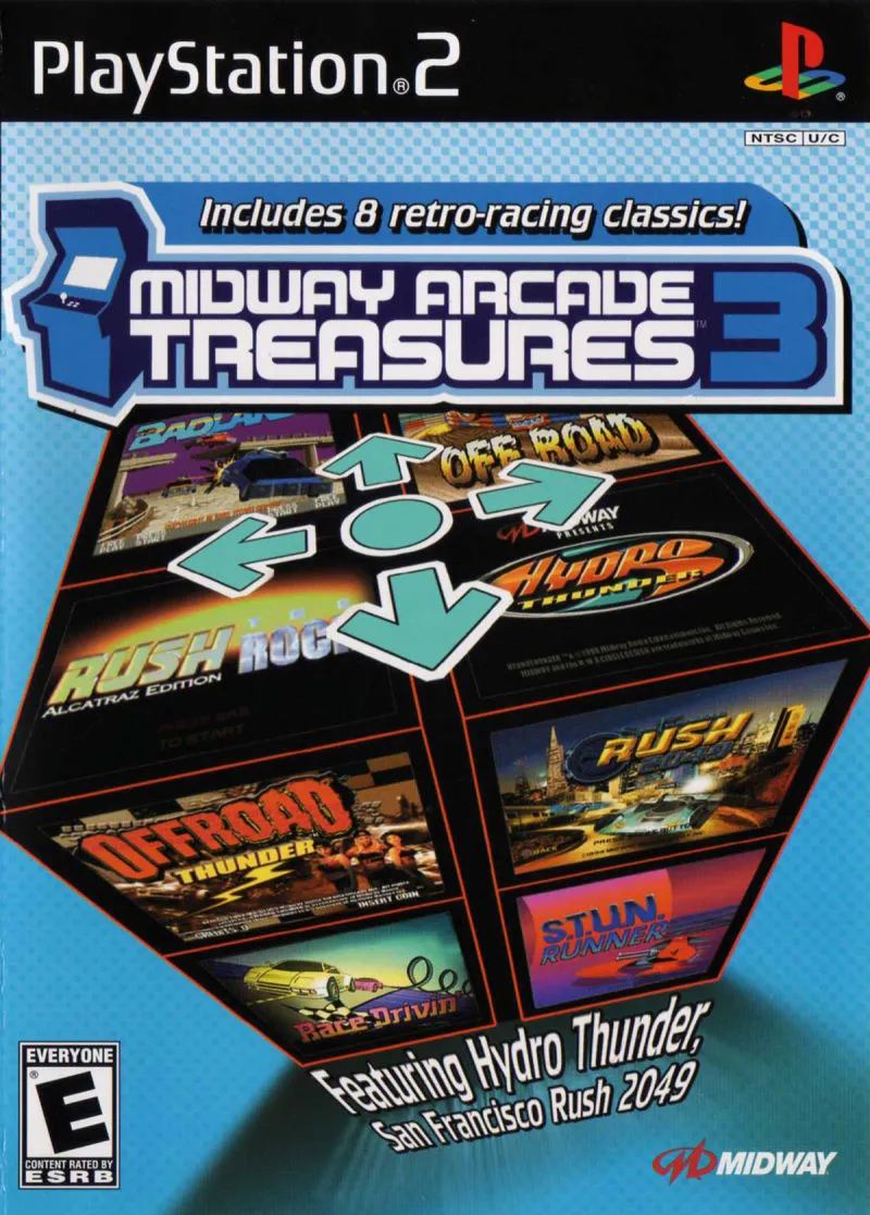 Midway Arcade Treasures 3 box art