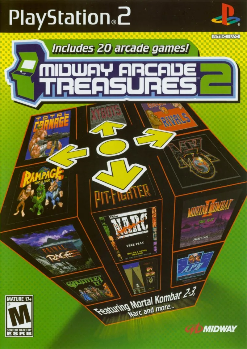 Midway Arcade Treasures 2 box art