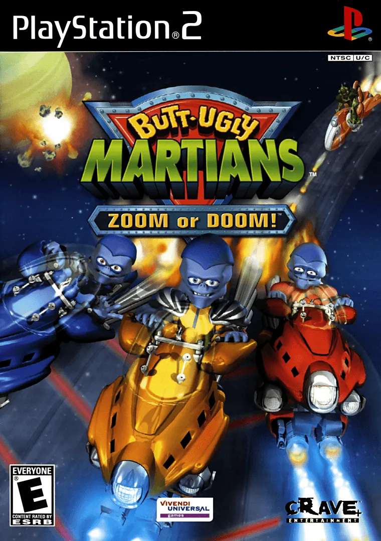 Backdrop artwork for Butt-Ugly Martians: Zoom or Doom