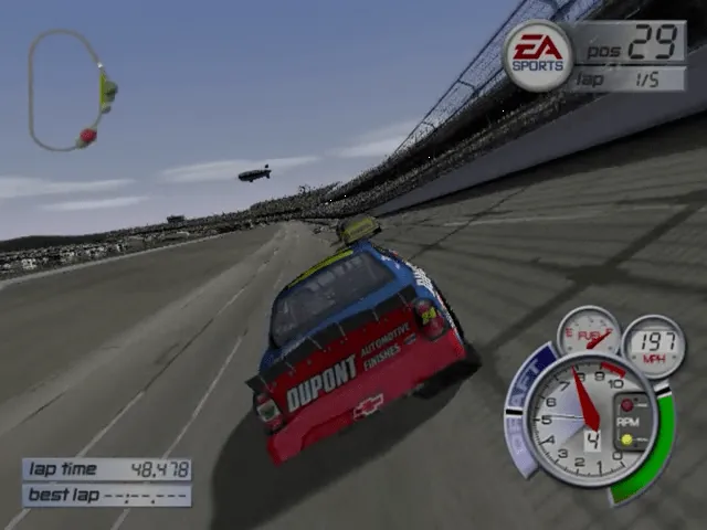 Backdrop artwork for NASCAR Thunder 2002