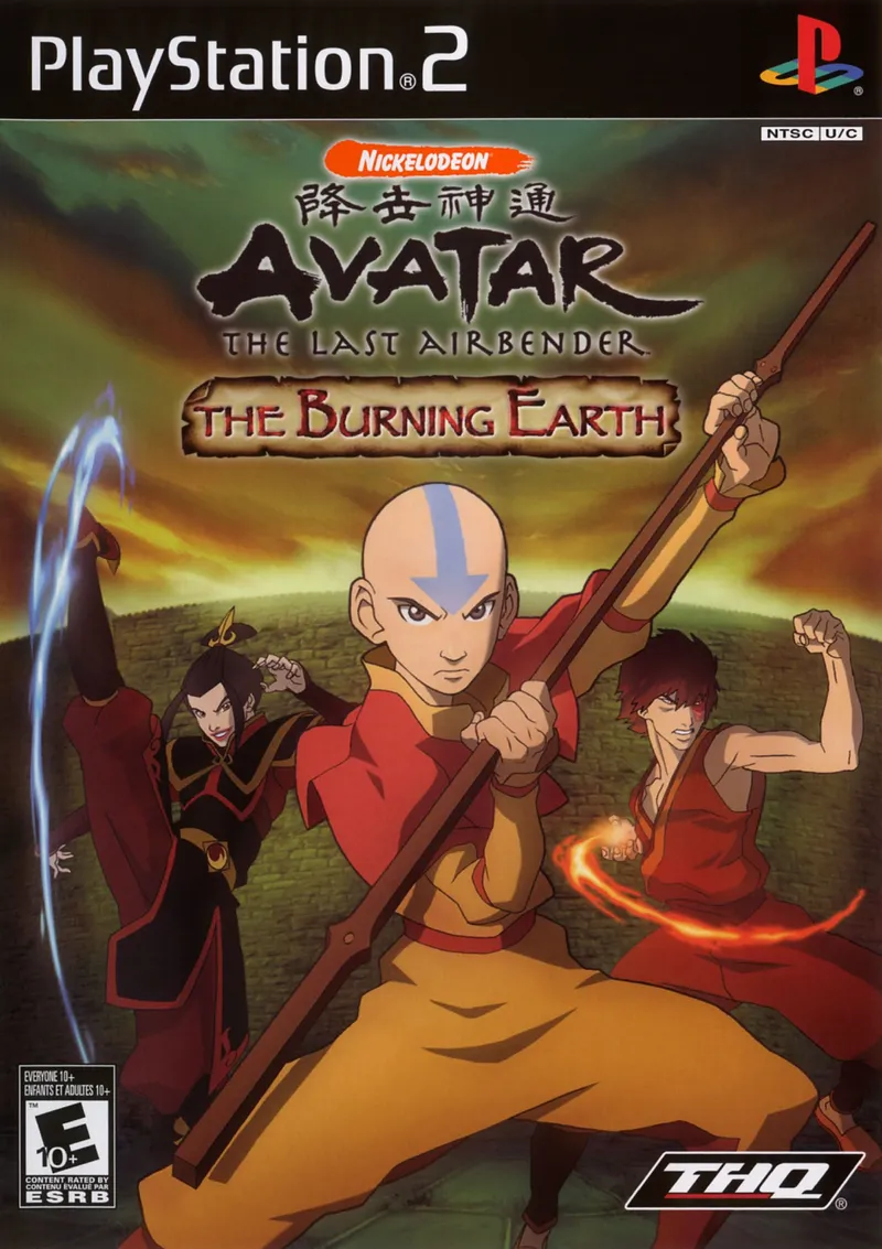 Avatar: The Last Airbender: The Burning Earth box art