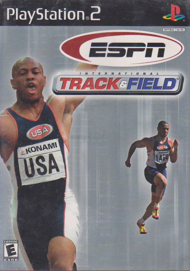 ESPN International Track & Field box art