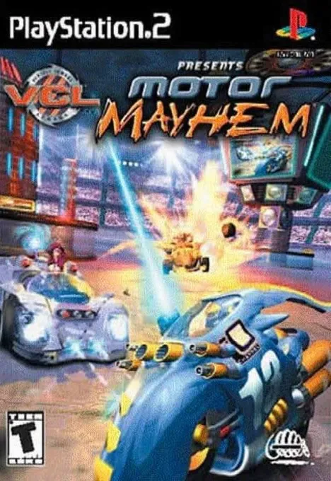 Backdrop artwork for Motor Mayhem: Vehicular Combat League