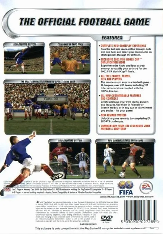 FIFA Soccer 2002 box back
