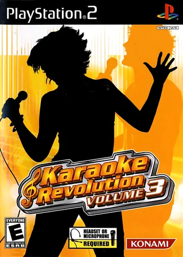 Karaoke Revolution Volume 3 cover art for Sony Playstation 2