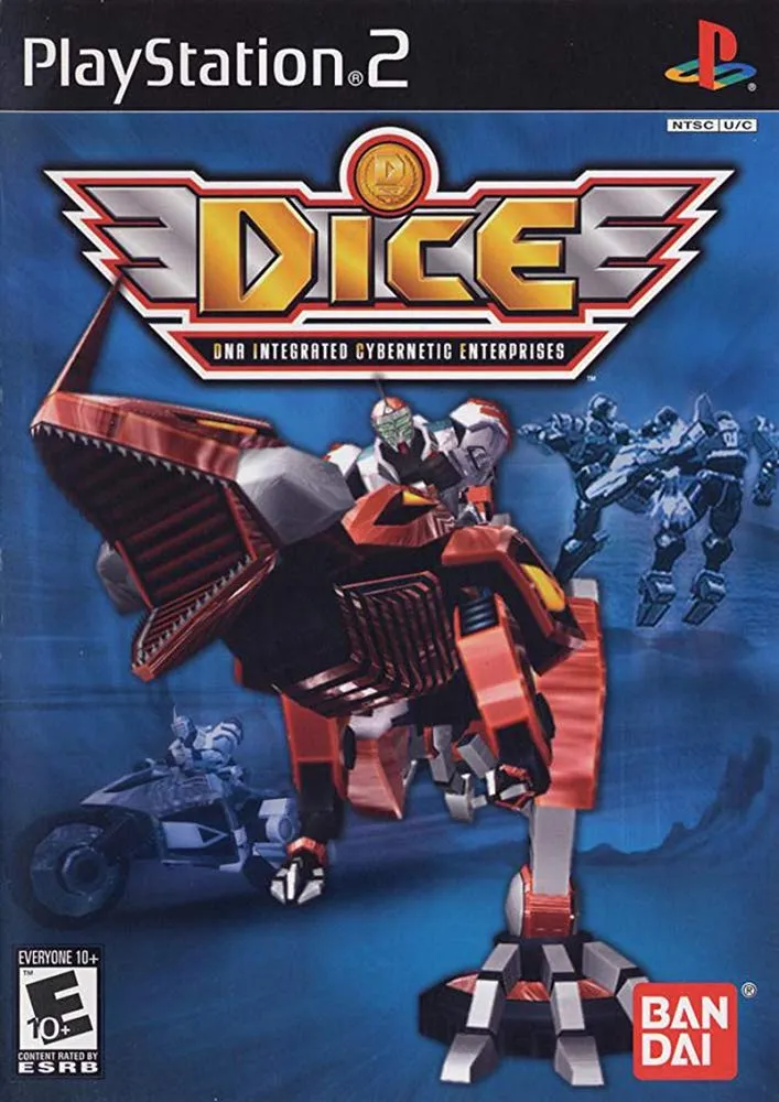 D.I.C.E.: DNA Integrated Cybernetic Enterprises cover art for Sony Playstation 2
