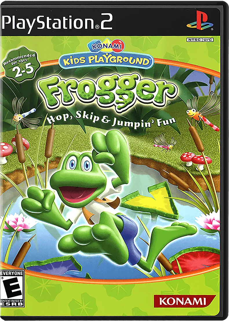 Backdrop artwork for Konami Kids Playground: Frogger: Hop, Skip & Jumpin' Fun
