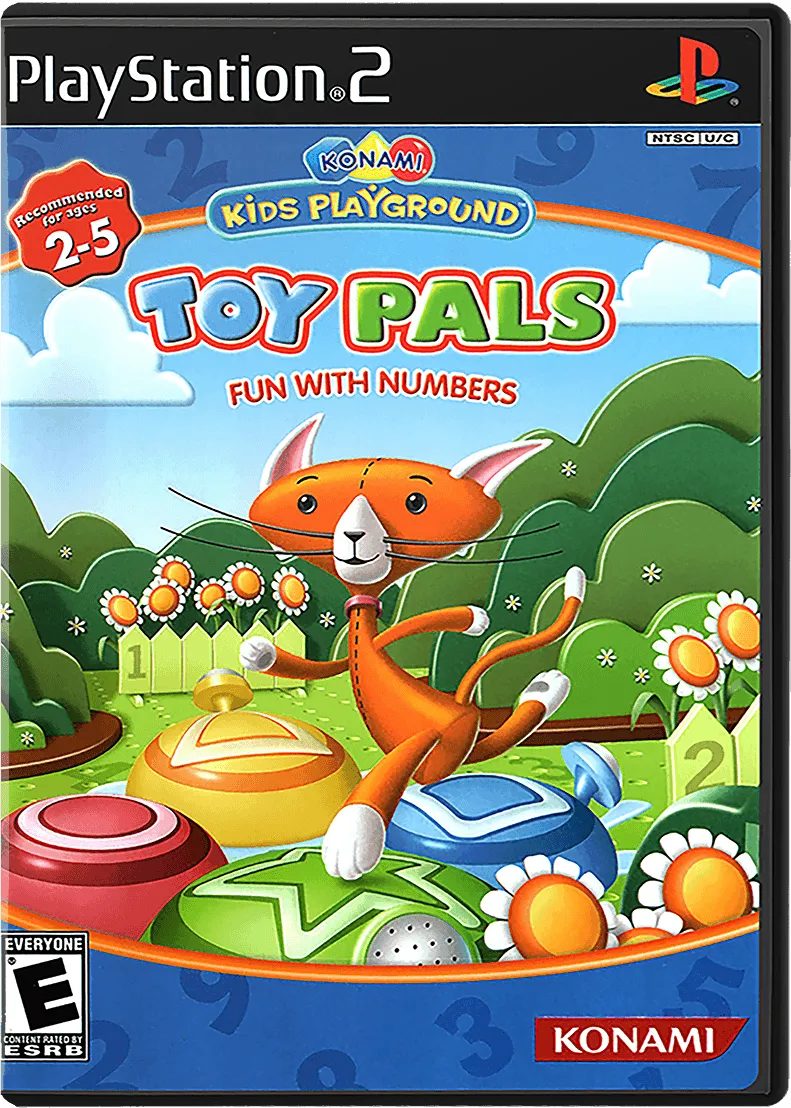 Backdrop artwork for Konami Kids Playground: Toy Pals: Fun with Numbers
