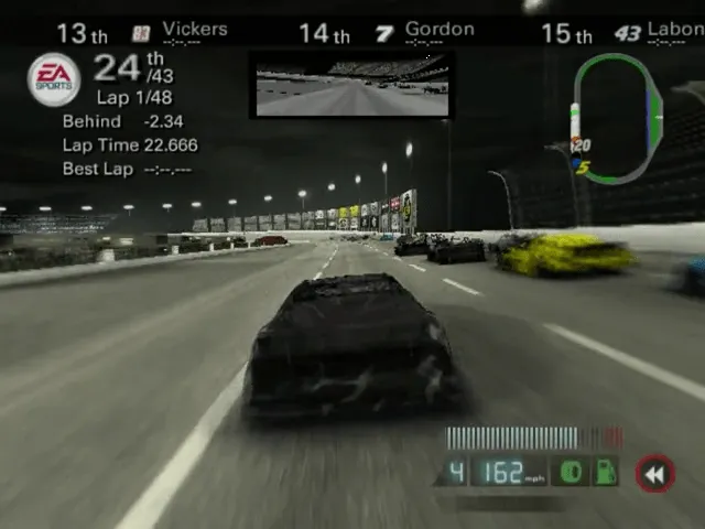 Backdrop artwork for NASCAR 08