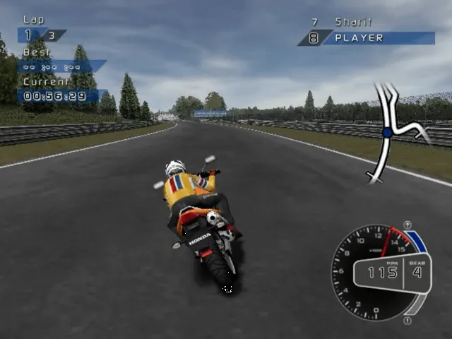 Backdrop artwork for Suzuki Super-bikes II: Riding Challenge