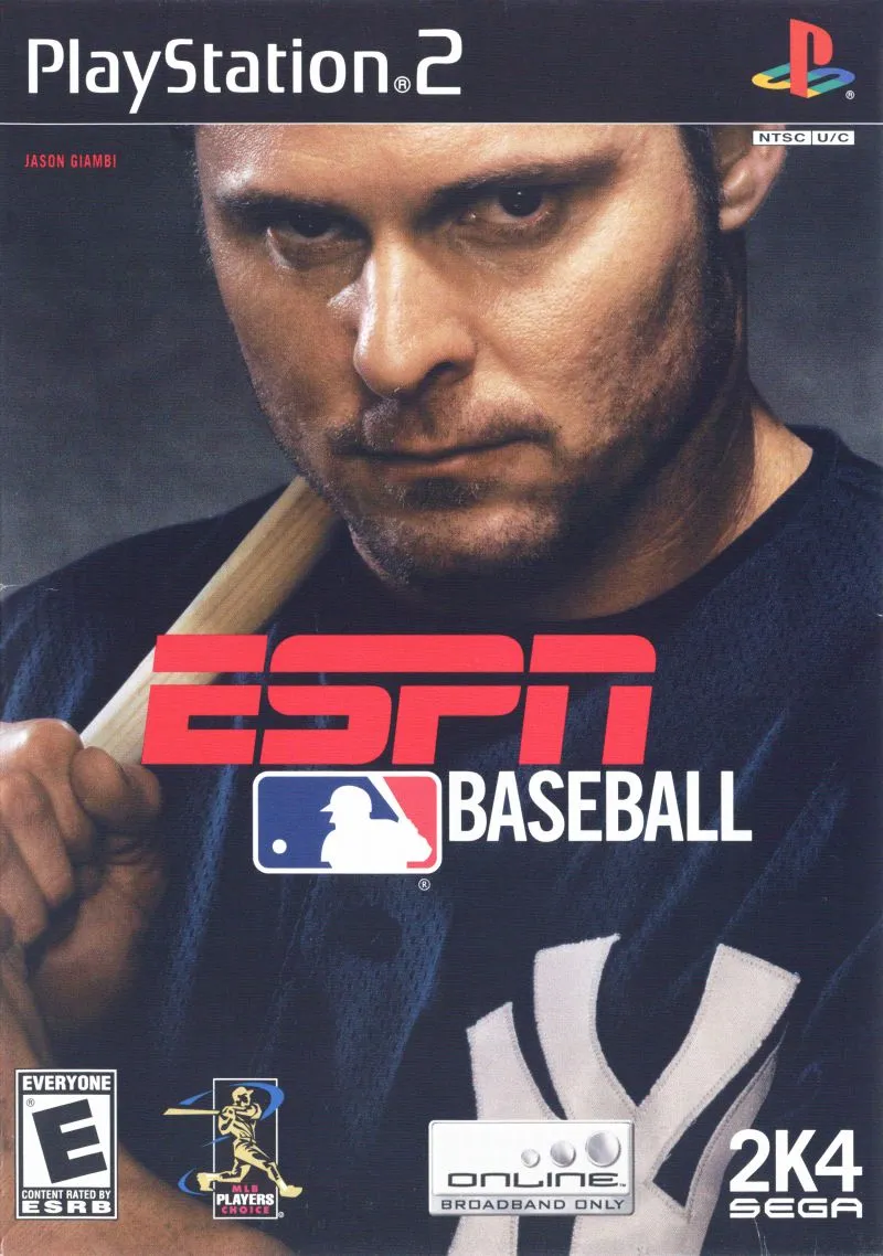 ESPN Major League Baseball cover art for Sony Playstation 2