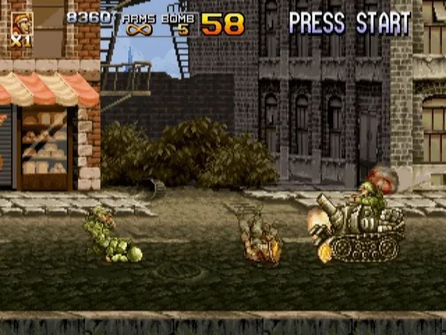 Backdrop artwork for Metal Slug 4 & 5
