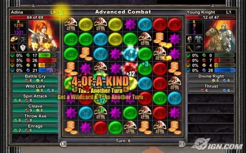 Puzzle Quest: Challenge of the Warlords screenshot