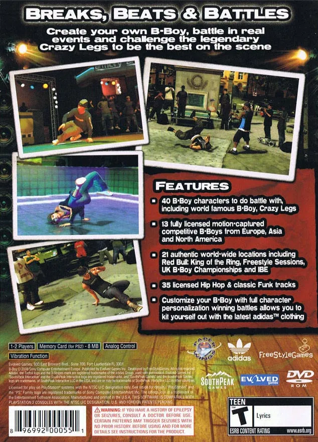 B-Boy box back