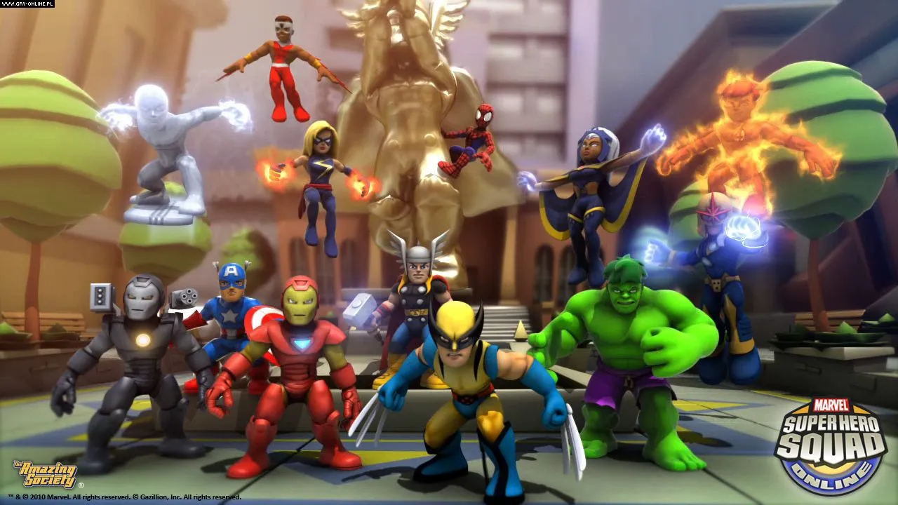 Backdrop artwork for Marvel Super Hero Squad