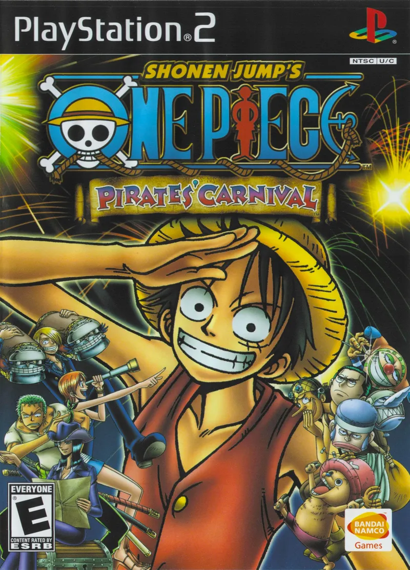 One Piece: Pirates' Carnival cover art for Sony Playstation 2