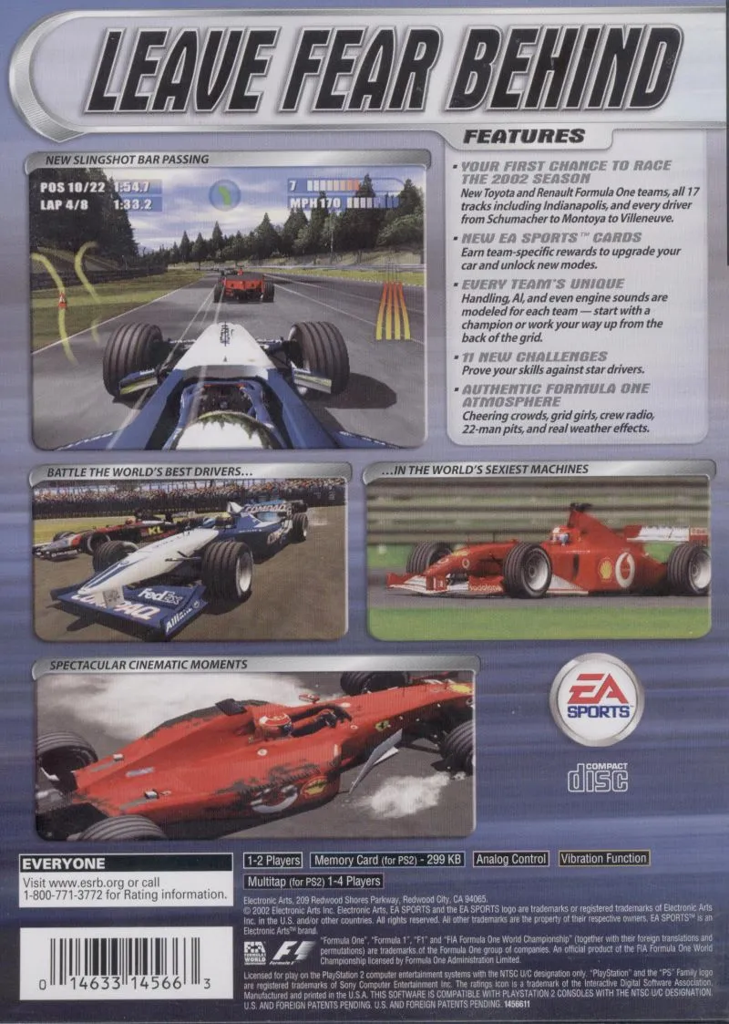 F1 2002 box back