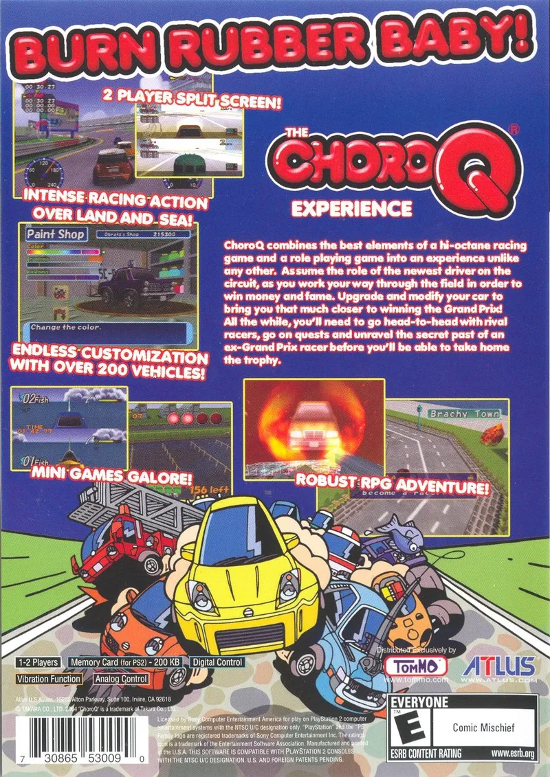 ChoroQ box back