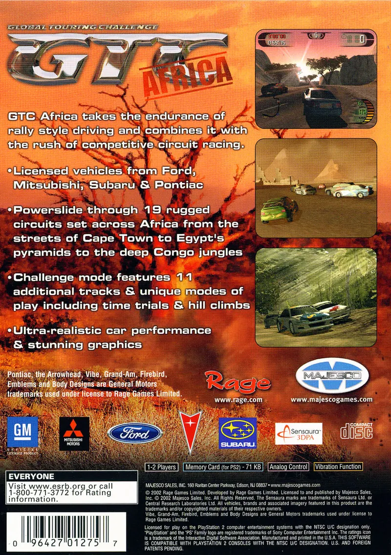 GTC: Africa box back