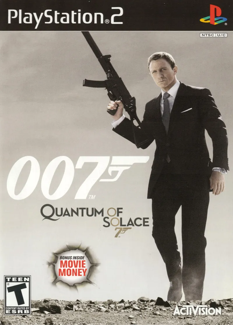 007: Quantum of Solace cover art for Sony Playstation 2